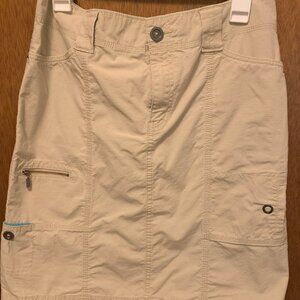 Eddie Bauer Size 8 Khaki Skirt (Knee Length)